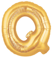 [LG017] 14"金色字母球：Q
